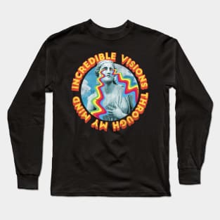 Statue Pop Art Long Sleeve T-Shirt